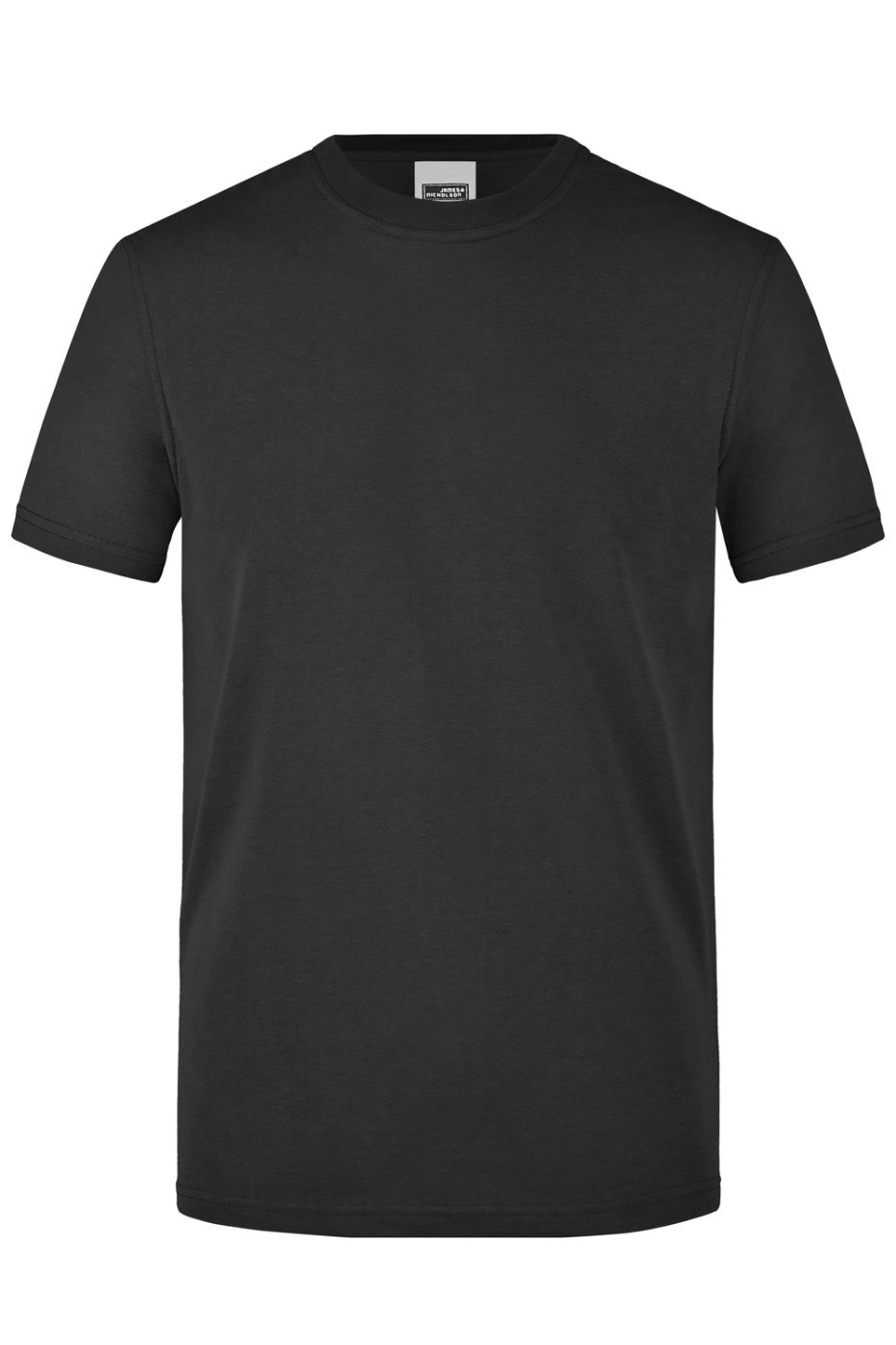 Men's Workwear T-Shirt in Black mit Logo-Vorschau – Vorderseite